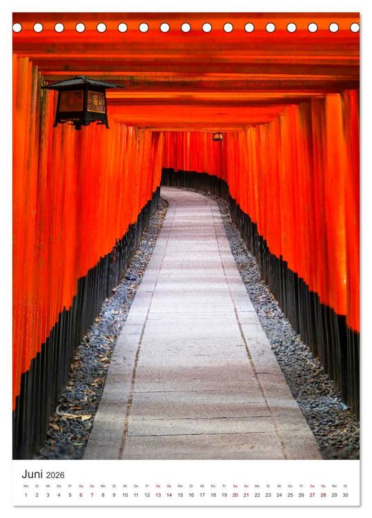 Produktbild: Japan - Die spannende Insel im Pazifik. (Tischkalender 2026 DIN A5 hoch), CALVENDO Monatskalender