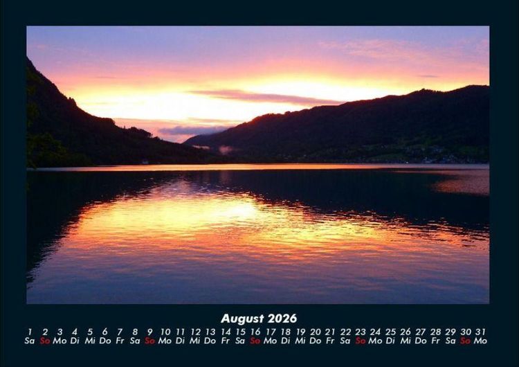 Produktbild: Die Seen der Erde 2026 Fotokalender DIN A4