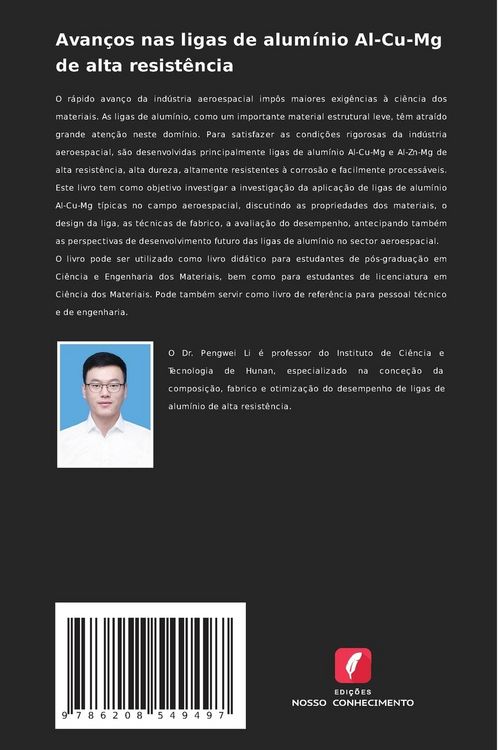 Produktbild: Avan&ccedil;os nas ligas de alum&iacute;nio Al-Cu-Mg de alta resist&ecirc;ncia