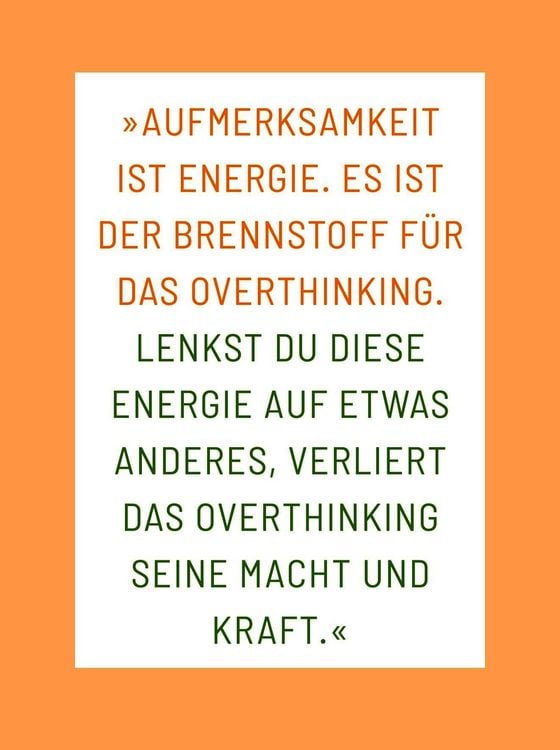 Produktbild: Die 1-Minuten-Strategie gegen Overthinking