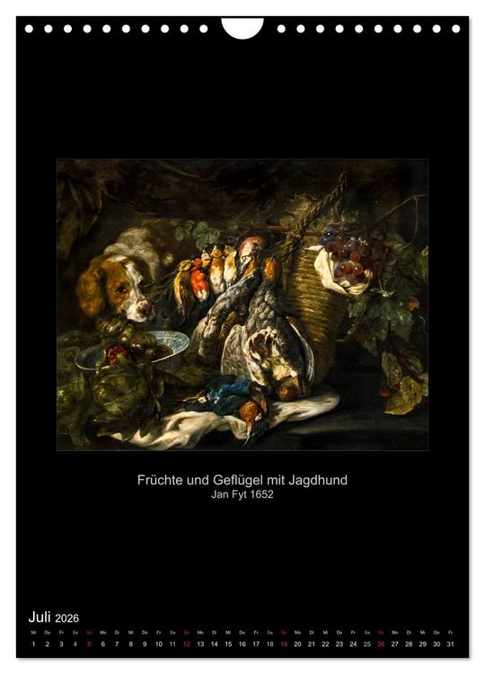 Produktbild: Stillleben - Illusionistische Malerei der Renaissance (Wandkalender 2026 DIN A4 hoch), CALVENDO Monatskalender