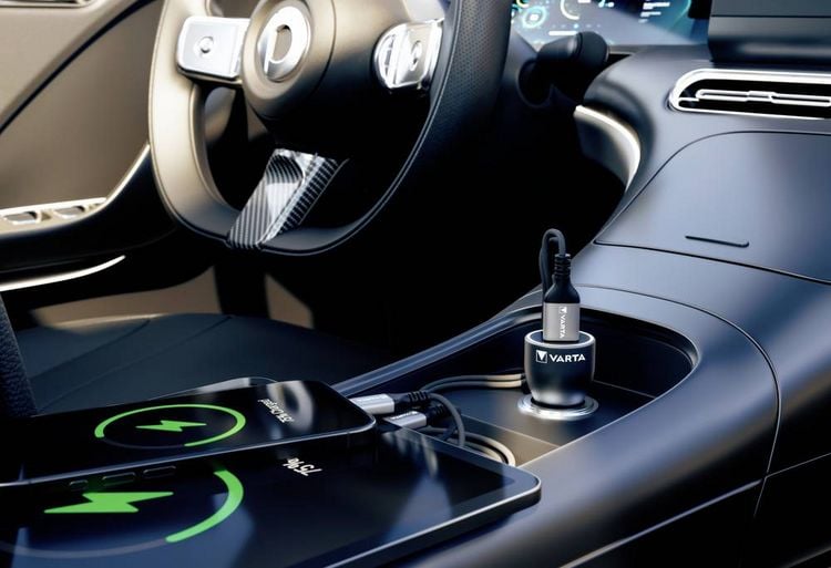 Produktbild: Varta VARTA Car Charger Belastbarkeit Strom max.=3 A 12/24 V