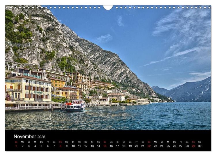 Produktbild: BENACO - Gardasee-Impressionen (Wandkalender 2026 DIN A3 quer), CALVENDO Monatskalender