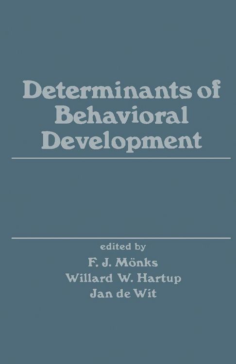 Produktbild: Determinants of Behavioral Development
