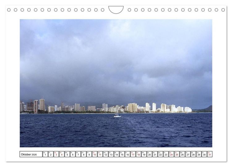 Produktbild: Hawaii - Sehnsuchtsinseln Oahu und Maui (Wandkalender 2026 DIN A4 quer), CALVENDO Monatskalender