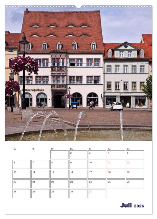 Produktbild: Welterbe Naumburg (Wandkalender 2026 DIN A2 hoch), CALVENDO Monatskalender