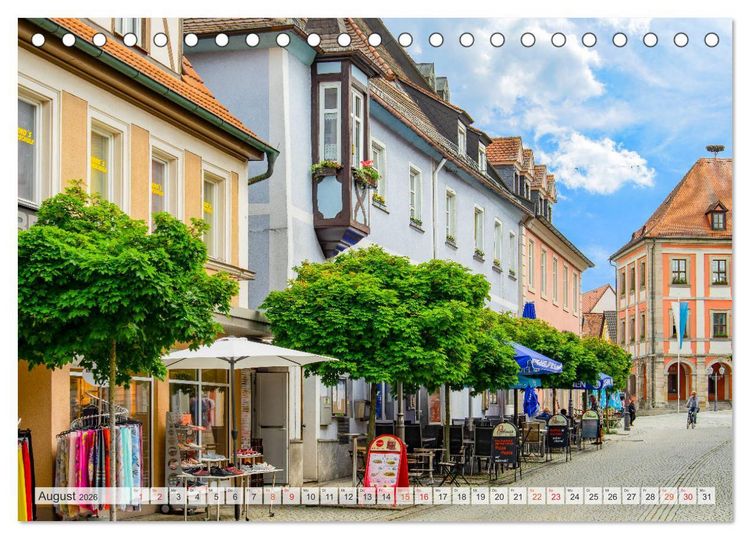 Produktbild: Neustadt an der Aisch Impressionen (Tischkalender 2026 DIN A5 quer), CALVENDO Monatskalender