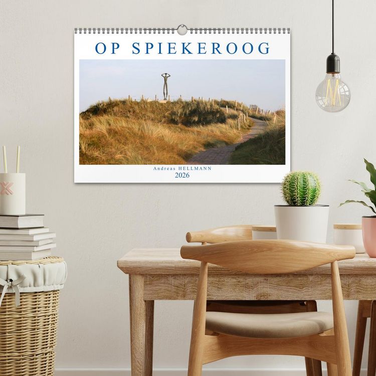 Produktbild: OP SPIEKEROOG (Wandkalender 2026 DIN A3 quer), CALVENDO Monatskalender