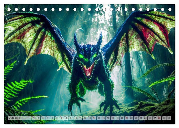 Produktbild: Dunkle Mysterien (Tischkalender 2026 DIN A5 quer), CALVENDO Monatskalender