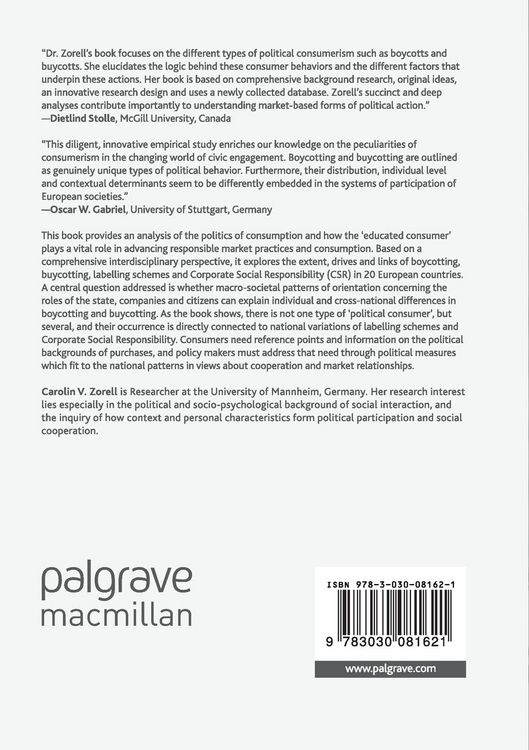 Produktbild: Varieties of Political Consumerism