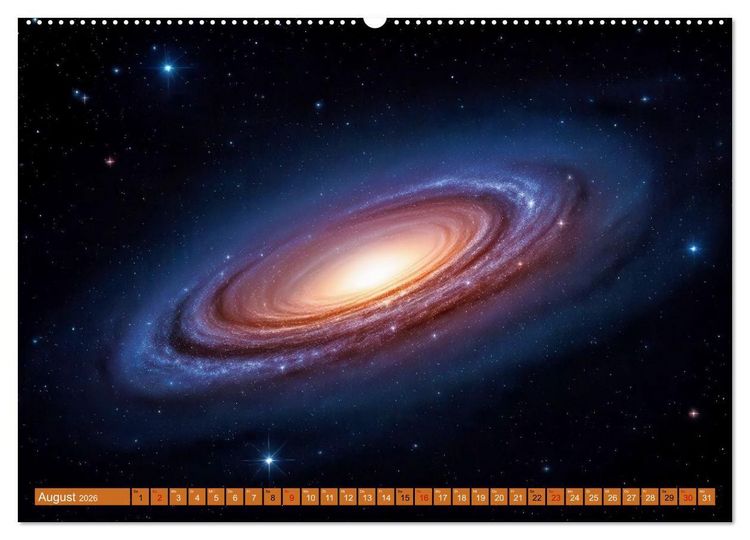 Produktbild: Gammablitze im Universum (Wandkalender 2026 DIN A2 quer), CALVENDO Monatskalender