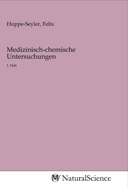 Produktbild: Medizinisch-chemische Untersuchungen