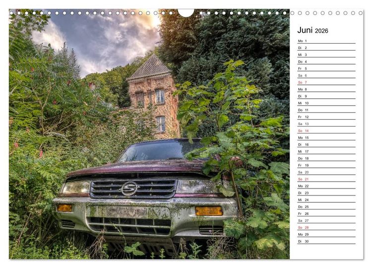 Produktbild: Rostlauben - vergessene Klassiker (Wandkalender 2026 DIN A3 quer), CALVENDO Monatskalender