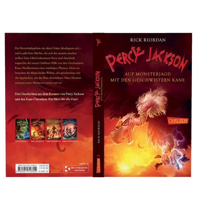 Produktbild: Percy Jackson: Auf Monsterjagd mit den Geschwistern Kane