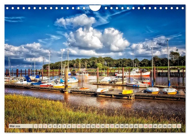 Produktbild: Friesland - Nordseebad Dangast (Wandkalender 2026 DIN A4 quer), CALVENDO Monatskalender
