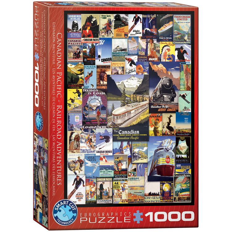 Produktbild: Puzzle 1000 Teile - Railroad Adventures