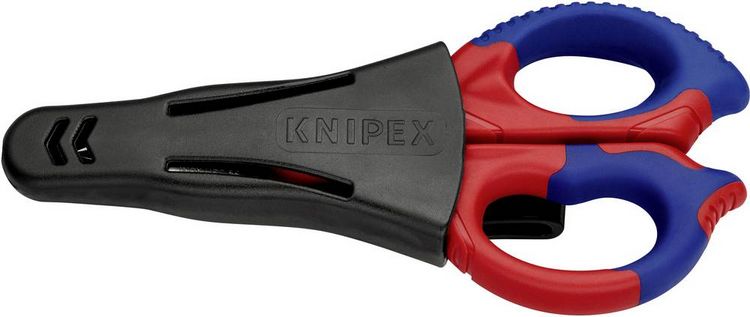 Produktbild: Knipex KNIPEX 95 05 155 SB Elektrikerscheren mit Mehrkomponenten-H&uuml;llen, glasfaserverst&auml;rkt 160 mm 95 05 155 SB
