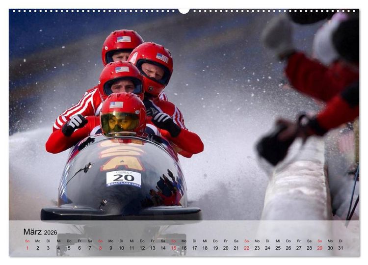 Produktbild: Welt des Sports. Impressionen (Wandkalender 2026 DIN A2 quer), CALVENDO Monatskalender