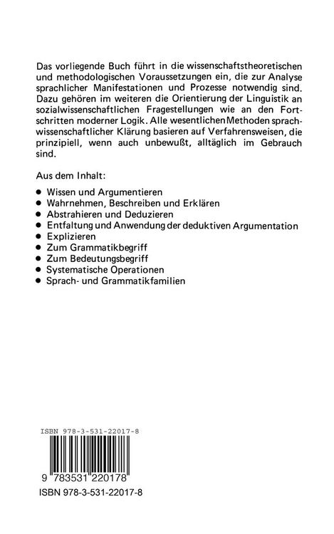 Produktbild: Grundlagen der Linguistik
