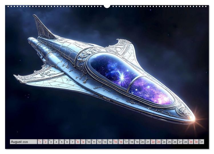 Produktbild: Kosmische Extravaganz (Wandkalender 2026 DIN A2 quer), CALVENDO Monatskalender