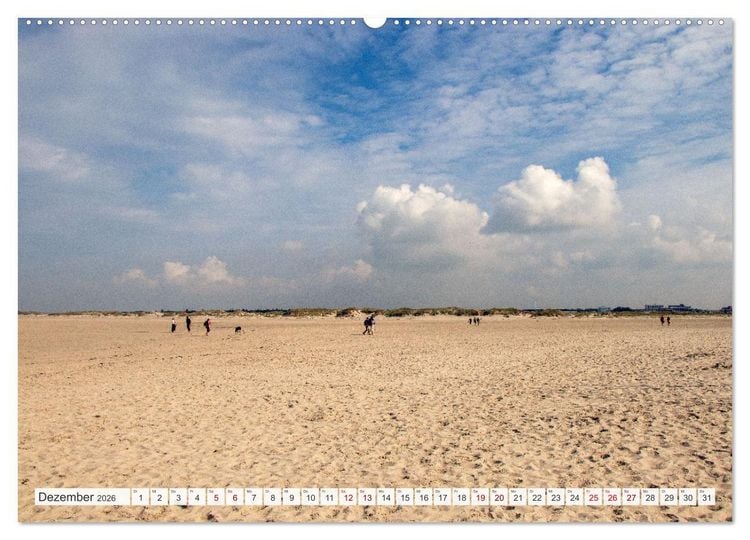 Produktbild: Urlaub in Nordfriesland (Wandkalender 2026 DIN A2 quer), CALVENDO Monatskalender