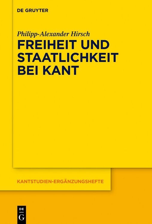Produktbild: Freiheit und Staatlichkeit bei Kant