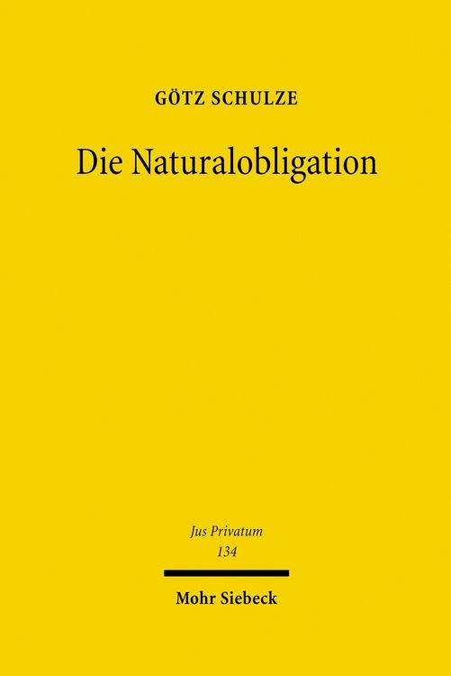 Produktbild: Die Naturalobligation