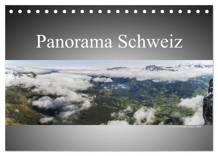 Produktbild: Panorama Schweiz (Tischkalender 2026 DIN A5 quer), CALVENDO Monatskalender