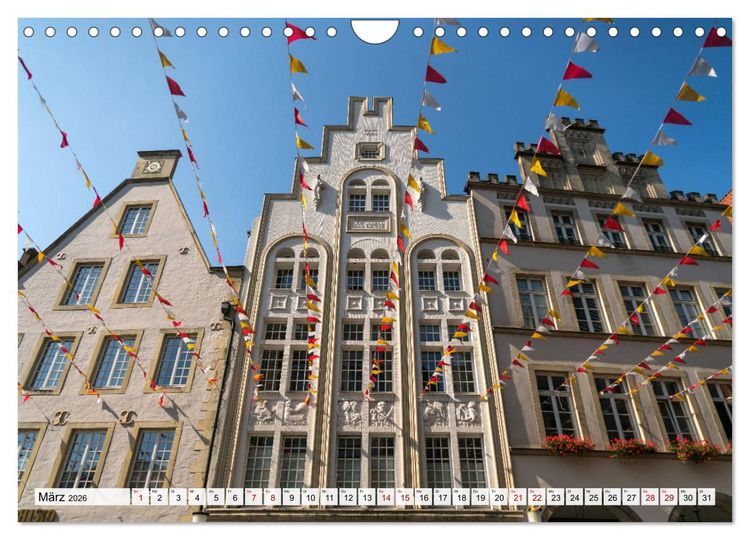 Produktbild: Lebenswertes M&uuml;nster (Wandkalender 2026 DIN A4 quer), CALVENDO Monatskalender