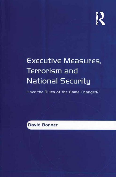 Produktbild: Executive Measures, Terrorism and National Security