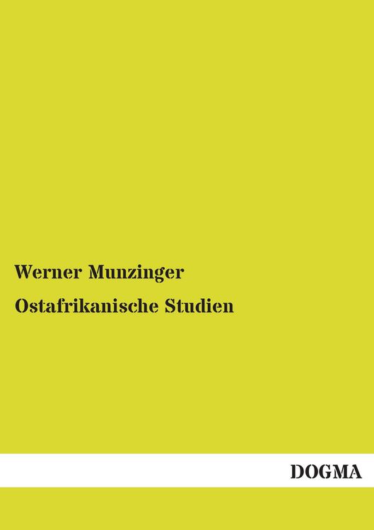 Produktbild: Ostafrikanische Studien
