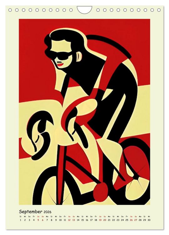 Produktbild: Geliebter Radsport (Wandkalender 2026 DIN A4 hoch), CALVENDO Monatskalender