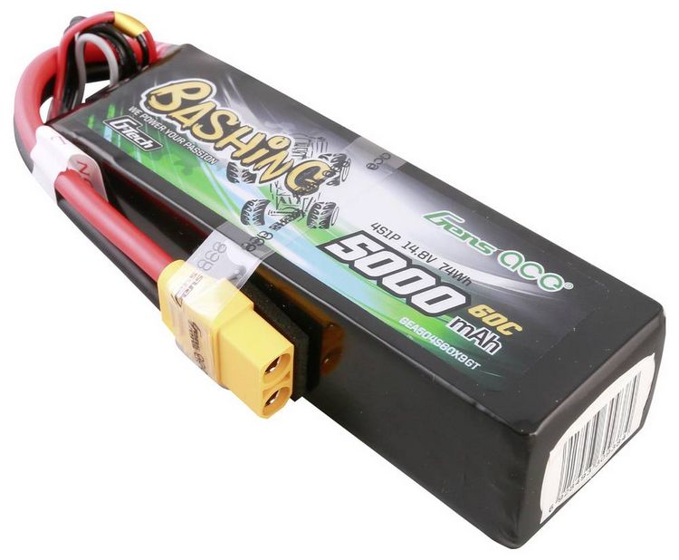 Produktbild: Gens ace Modellbau-Akkupack (LiPo) 14.8V 5000 mAh Block XT90