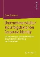 Produktbild: Unternehmenskultur als Erfolgsfaktor der Corporate Identity