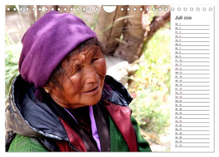 Produktbild: Tibet Momente (Wandkalender 2026 DIN A4 quer), CALVENDO Monatskalender