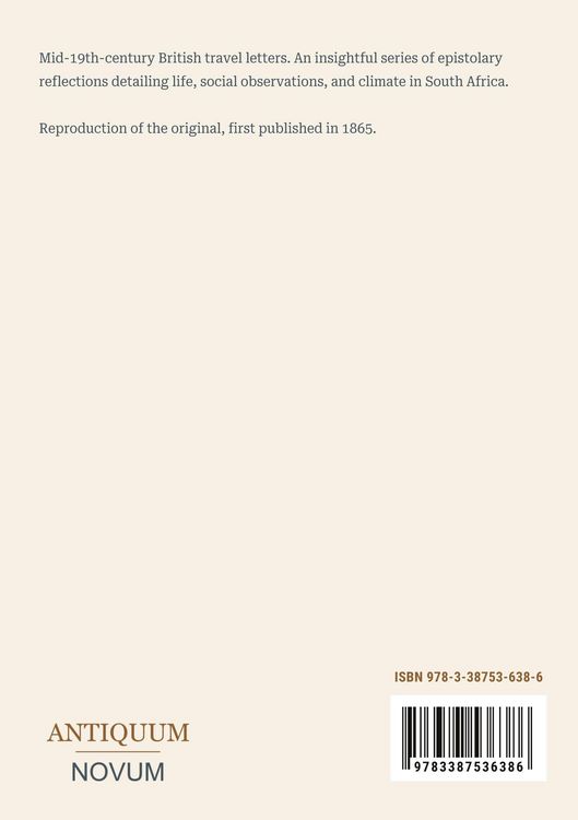 Produktbild: Letters from the Cape