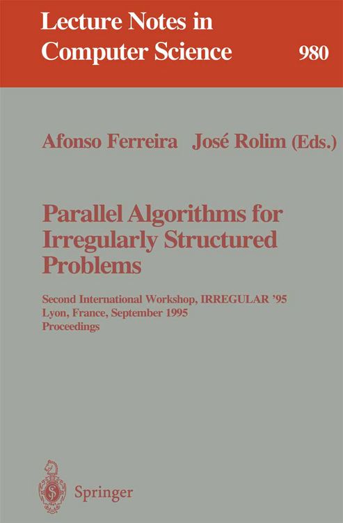 Produktbild: Parallel Algorithms for Irregularly Structured Problems