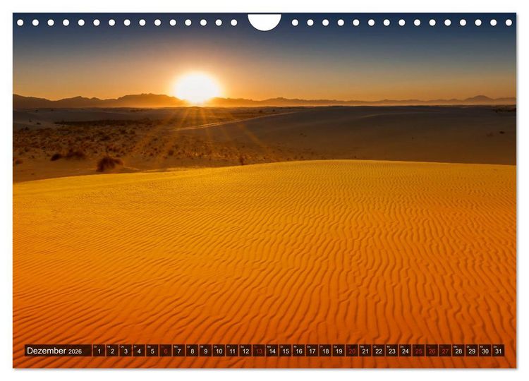 Produktbild: WHITE SANDS Die wei&szlig;e W&uuml;ste in New Mexico (Wandkalender 2026 DIN A4 quer), CALVENDO Monatskalender