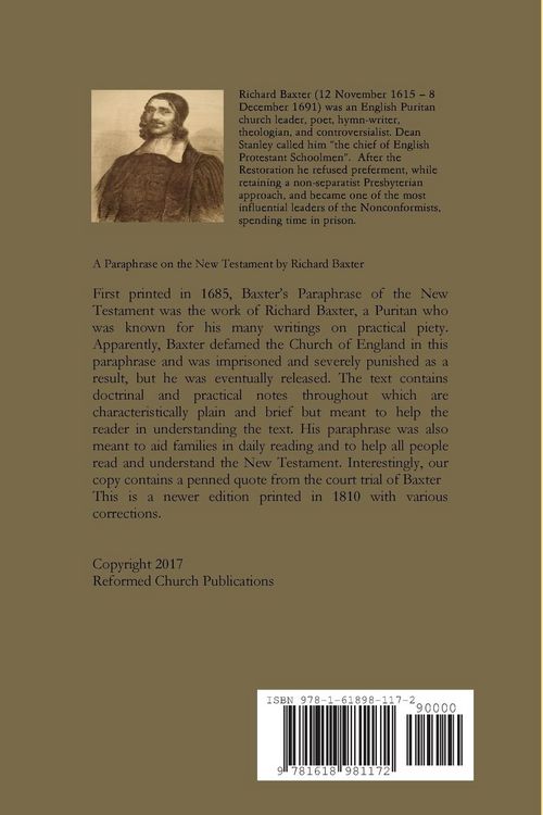Produktbild: A Paraphrase on the New Testament