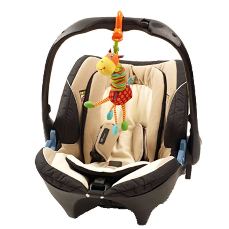Produktbild: Tiny Love - Tiny Smarts Jittering Giraffe, Baby-Spielzeug, f&uuml;r Bettchen, Kindersitz und Kinderwagen