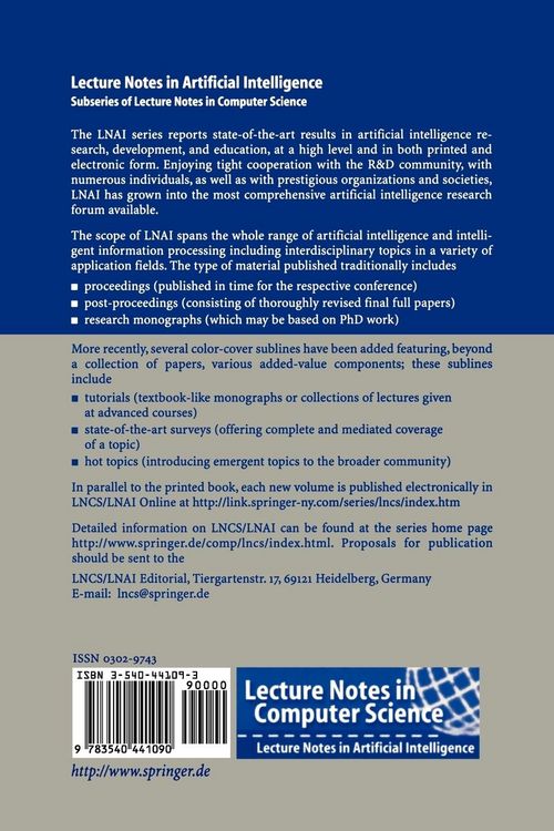 Produktbild: Advances in Case-Based Reasoning