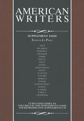 Produktbild: American Writers, Supplement XXIII