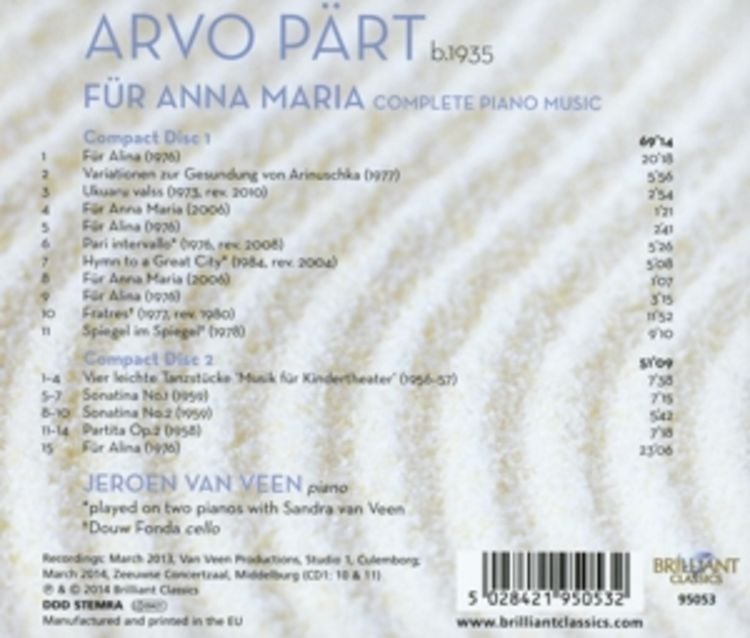 Für Anna Maria-Complete Piano Music