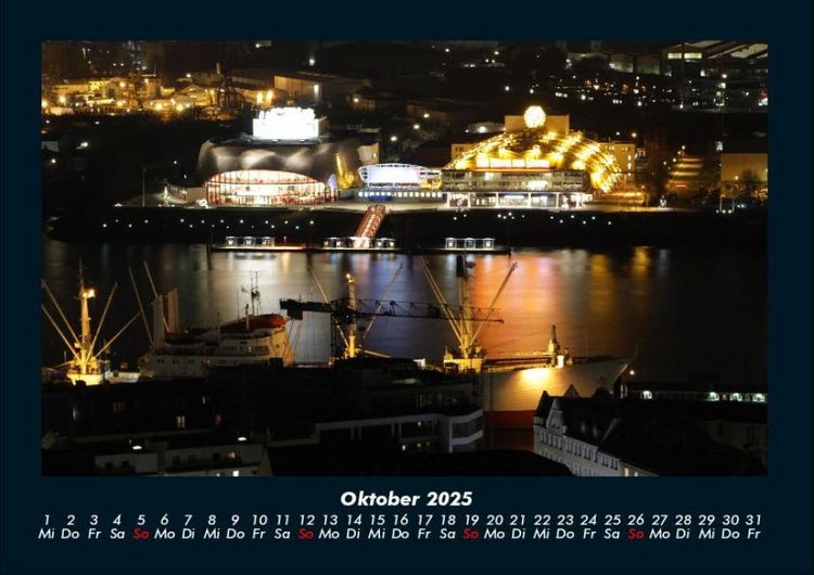 Produktbild: Hamburg 2025 Fotokalender DIN A4