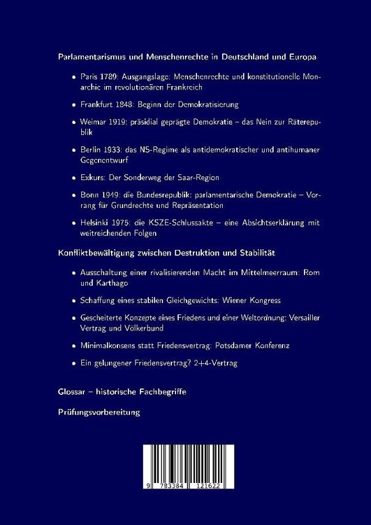 Produktbild: Abiturwissen Geschichte Saarland