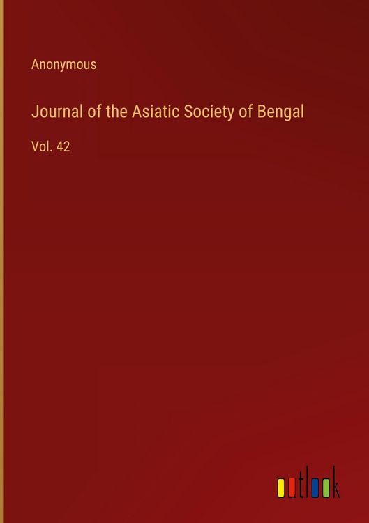 Produktbild: Journal of the Asiatic Society of Bengal