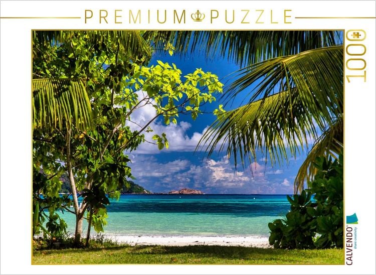 Produktbild: CALVENDO Puzzle Anse Volbert auf Praslin | 1000 Teile Lege-Gr&ouml;&szlig;e 64x48cm Foto-Puzzle f&uuml;r gl&uuml;ckliche Stunden