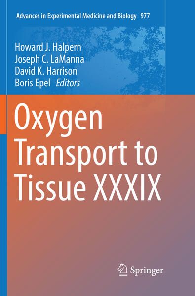 Produktbild: Oxygen Transport to Tissue XXXIX
