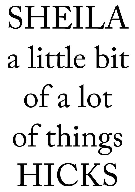 Produktbild: Sheila Hicks. a little bit of a lot of things