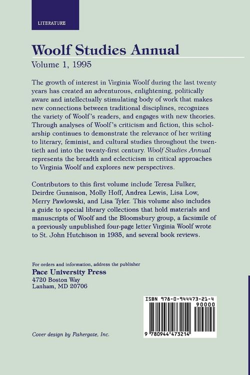 Produktbild: Woolf Studies Annual 1995